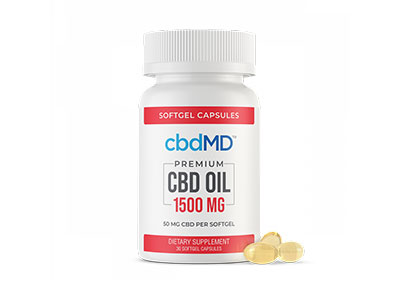 cbdMD CBD Softgel Capsules